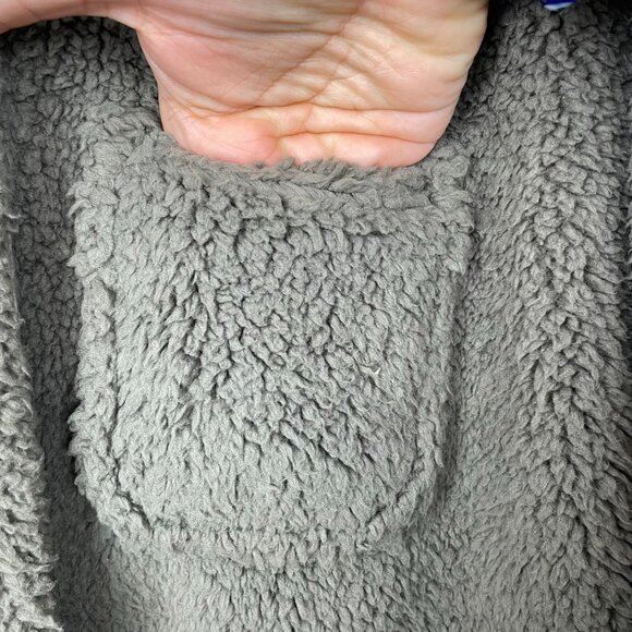 Koolaburra Ugg Jacket Womens Small Green Fleece Button Front Layer Shacket NWOT - Picture 7 of 11